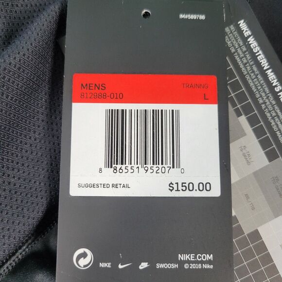 NEW Nike Pro Hyper Recovery Compression Pants Mens Black Large Training - Picture 3 of 13